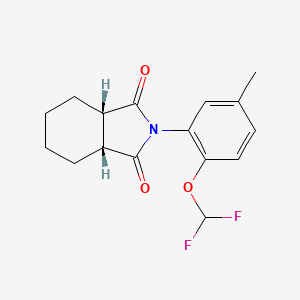 (3aR,7aS)-2-[2-(difluoromethoxy)-5-methylphenyl]hexahydro-1H-isoindole-1,3(2H)-dione