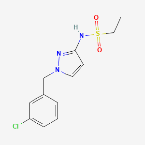 N~1~-[1-(3-CHLOROBENZYL)-1H-PYRAZOL-3-YL]-1-ETHANESULFONAMIDE