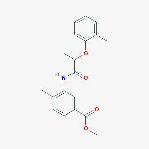 methyl 4-methyl-3-{[2-(2-methylphenoxy)propanoyl]amino}benzoate