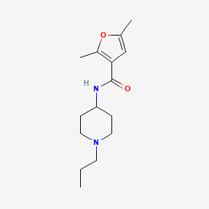 2,5-dimethyl-N-(1-propyl-4-piperidinyl)-3-furamide