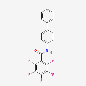 N-4-biphenylyl-2,3,4,5,6-pentafluorobenzamide