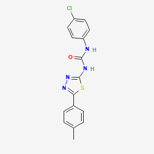 N-(4-chlorophenyl)-N'-[5-(4-methylphenyl)-1,3,4-thiadiazol-2-yl]urea