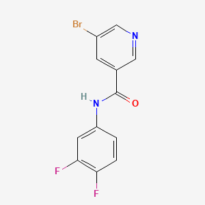 5-bromo-N-(3,4-difluorophenyl)pyridine-3-carboxamide