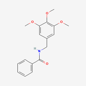 molecular formula C17H19NO4 B4588265 N-(3,4,5-trimethoxybenzyl)benzamide 