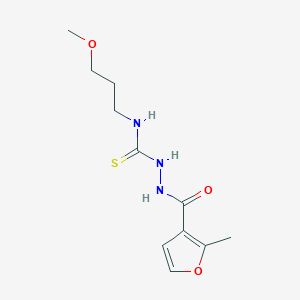 N-(3-methoxypropyl)-2-(2-methyl-3-furoyl)hydrazinecarbothioamide