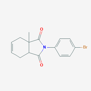 molecular formula C15H14BrNO2 B458832 2-(4-bromophenyl)-3a-methyl-3a,4,7,7a-tetrahydro-1H-isoindole-1,3(2H)-dione 