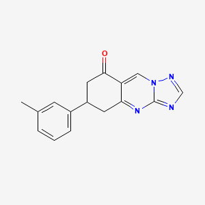 6-(3-methylphenyl)-6,7-dihydro[1,2,4]triazolo[5,1-b]quinazolin-8(5H)-one