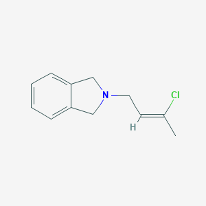 molecular formula C12H14ClN B458836 2-(3-Chloro-2-butenyl)isoindoline 