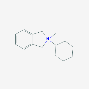 molecular formula C15H22N+ B458837 2-cyclohexyl-2-methyl-2,3-dihydro-1H-isoindolium 