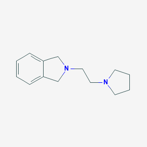 molecular formula C14H20N2 B458839 2-[2-(1-Pyrrolidinyl)ethyl]isoindoline 