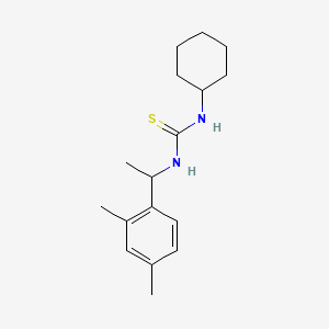 1-Cyclohexyl-3-[1-(2,4-dimethylphenyl)ethyl]thiourea