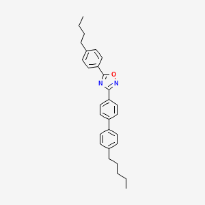 5-(4-Butylphenyl)-3-(4'-pentylbiphenyl-4-yl)-1,2,4-oxadiazole