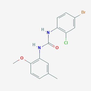 1-(4-Bromo-2-chlorophenyl)-3-(2-methoxy-5-methylphenyl)urea