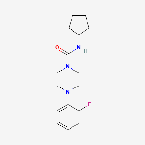 N-cyclopentyl-4-(2-fluorophenyl)piperazine-1-carboxamide