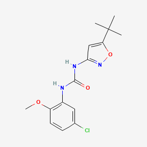 N-[5-(TERT-BUTYL)-3-ISOXAZOLYL]-N'-(5-CHLORO-2-METHOXYPHENYL)UREA