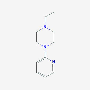 molecular formula C11H17N3 B4588560 1-ethyl-4-(2-pyridinyl)piperazine 