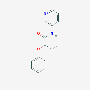 2-(4-methylphenoxy)-N-(pyridin-3-yl)butanamide