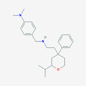 N-[4-(dimethylamino)benzyl]-N-[2-(2-isopropyl-4-phenyltetrahydro-2H-pyran-4-yl)ethyl]amine