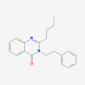 2-butyl-3-(2-phenylethyl)-4(3H)-quinazolinone