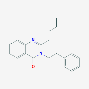 molecular formula C20H22N2O B458868 2-butyl-3-(2-phenylethyl)-4(3H)-quinazolinone CAS No. 487031-46-9