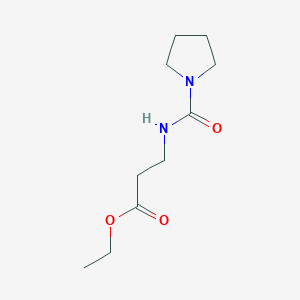 ethyl N-(pyrrolidin-1-ylcarbonyl)-beta-alaninate