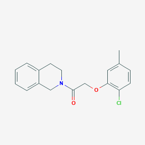 2-(2-CHLORO-5-METHYLPHENOXY)-1-[3,4-DIHYDRO-2(1H)-ISOQUINOLINYL]-1-ETHANONE