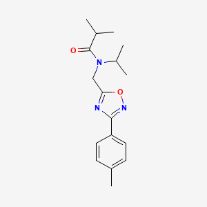 N-isopropyl-2-methyl-N-{[3-(4-methylphenyl)-1,2,4-oxadiazol-5-yl]methyl}propanamide