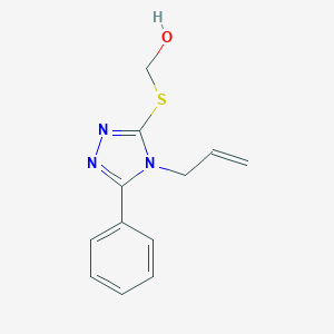 [(4-allyl-5-phenyl-4H-1,2,4-triazol-3-yl)sulfanyl]methanol