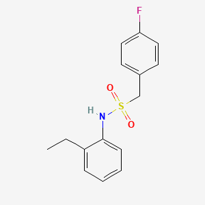 N-(2-ethylphenyl)-1-(4-fluorophenyl)methanesulfonamide