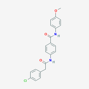 4-{[(4-chlorophenyl)acetyl]amino}-N-(4-methoxyphenyl)benzamide