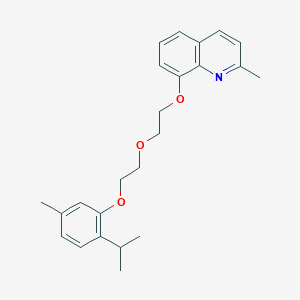 2-Methyl-8-[2-[2-(5-methyl-2-propan-2-ylphenoxy)ethoxy]ethoxy]quinoline