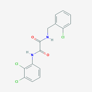 molecular formula C15H11Cl3N2O2 B4589090 N-(2-CHLOROBENZYL)-N-(2,3-DICHLOROPHENYL)ETHANEDIAMIDE 