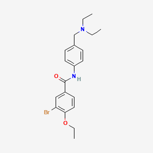 3-bromo-N-{4-[(diethylamino)methyl]phenyl}-4-ethoxybenzamide