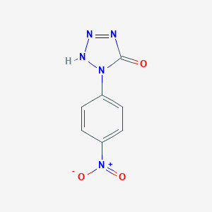 molecular formula C7H5N5O3 B458925 1,2-Dihydro-1-(p-nitrophenyl)-5H-tetrazol-5-one CAS No. 75430-97-6