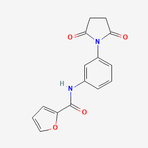 N-[3-(2,5-dioxopyrrolidin-1-yl)phenyl]furan-2-carboxamide