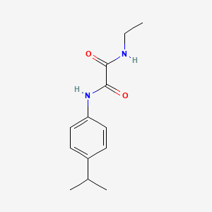 N-ethyl-N'-[4-(propan-2-yl)phenyl]ethanediamide