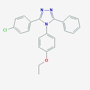 3-(4-chlorophenyl)-4-(4-ethoxyphenyl)-5-phenyl-4H-1,2,4-triazole