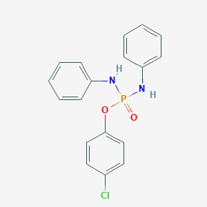 molecular formula C18H16ClN2O2P B458941 4-chlorophenyl N,N'-diphenyldiamidophosphate CAS No. 38319-20-9