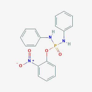 molecular formula C18H16N3O4P B458942 2-nitrophenyl N,N'-diphenyldiamidophosphate 