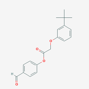 molecular formula C19H20O4 B458943 4-Formylphenyl (3-tert-butylphenoxy)acetate 