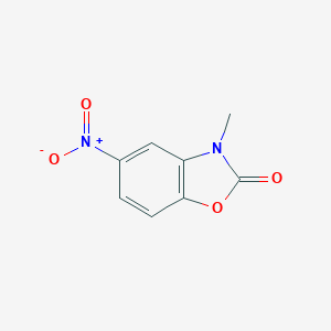 molecular formula C8H6N2O4 B458948 3-甲基-5-硝基苯并[d]恶唑-2(3H)-酮 CAS No. 101084-60-0