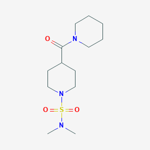 N,N-dimethyl-4-(1-piperidinylcarbonyl)-1-piperidinesulfonamide