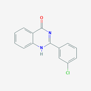 molecular formula C14H9ClN2O B458958 2-(3-Chlorophenyl)quinazolin-4-ol CAS No. 59490-93-6