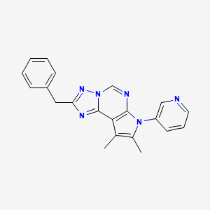 2-BENZYL-8,9-DIMETHYL-7-(3-PYRIDYL)-7H-PYRROLO[3,2-E][1,2,4]TRIAZOLO[1,5-C]PYRIMIDINE