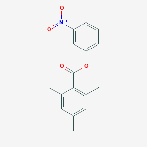 molecular formula C16H15NO4 B458977 3-Nitrophenyl 2,4,6-trimethylbenzoate 