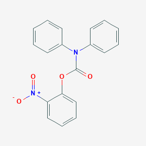 molecular formula C19H14N2O4 B458978 2-Nitrophenyl diphenylcarbamate CAS No. 354552-03-7