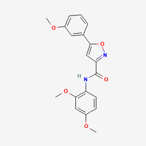 N-(2,4-dimethoxyphenyl)-5-(3-methoxyphenyl)-3-isoxazolecarboxamide