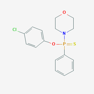 molecular formula C16H17ClNO2PS B458979 O-(4-chlorophenyl) 4-morpholinyl(phenyl)phosphinothioate 