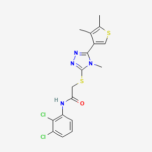 N-(2,3-DICHLOROPHENYL)-2-{[5-(4,5-DIMETHYL-3-THIENYL)-4-METHYL-4H-1,2,4-TRIAZOL-3-YL]SULFANYL}ACETAMIDE