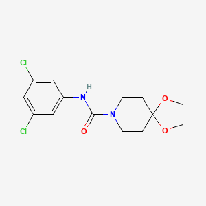 N-(3,5-dichlorophenyl)-1,4-dioxa-8-azaspiro[4.5]decane-8-carboxamide